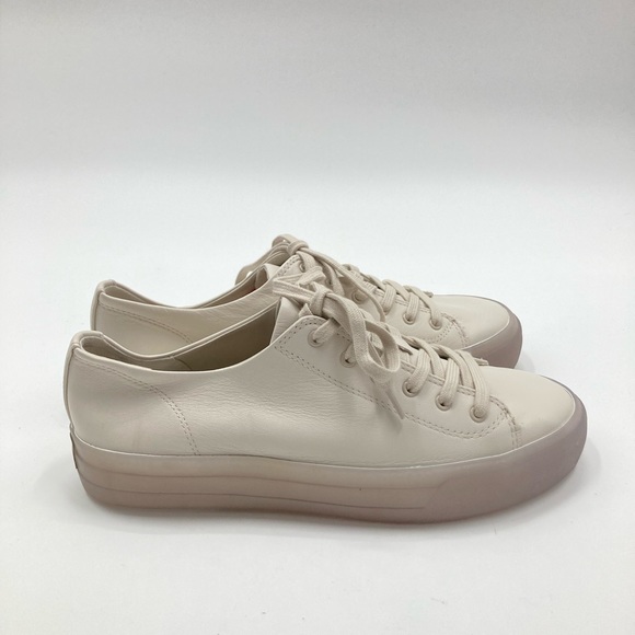 Vince heaton white platform sneakers size 8.5 - Picture 4 of 9
